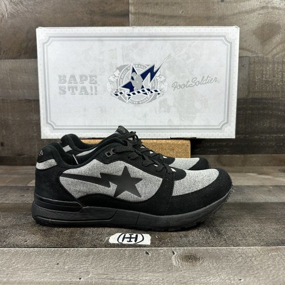Authentic A Bathing Ape Bape Bapesta TRACK STA LT Court‎ Sneaker main image 6